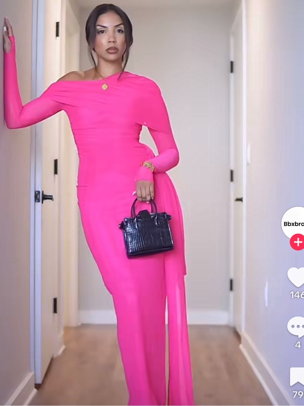 BBXbrand Verella Mesh Maxi - Dragonfruit - M | UK10 | US6